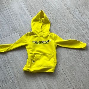 I am selling a yellow hoodie Ralph Lauren